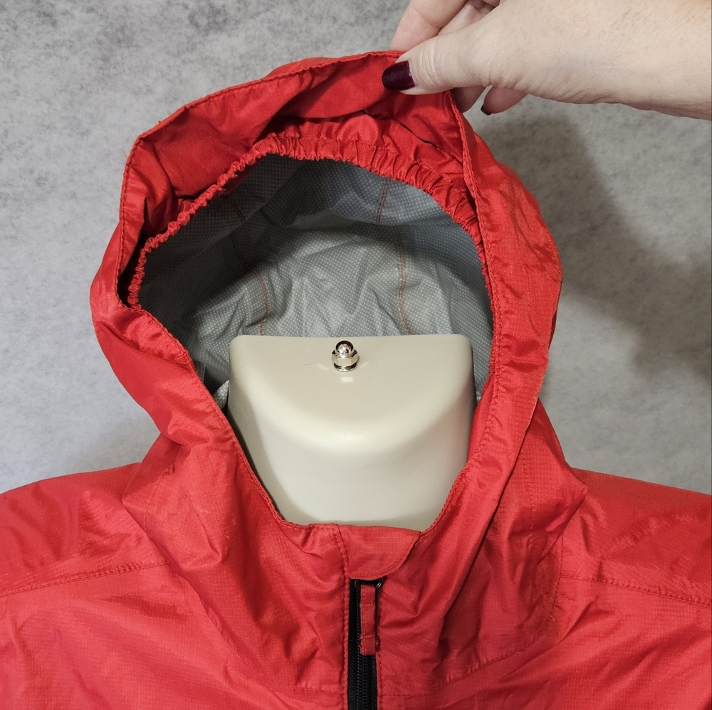 Rugged Exposure Red Packable Waterproof Rain Jacket - Picture 7 of 9
